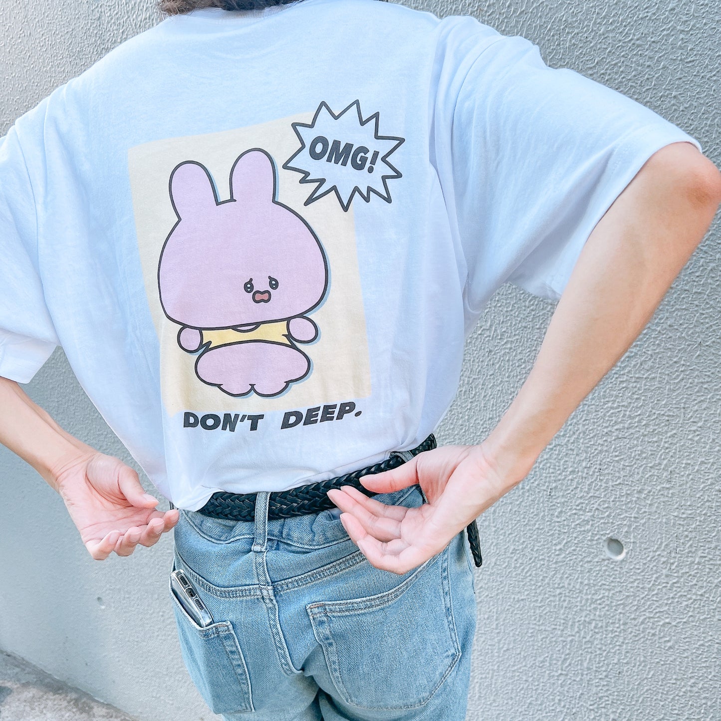 【あさみみちゃん】半袖プリントTシャツ（OMG）