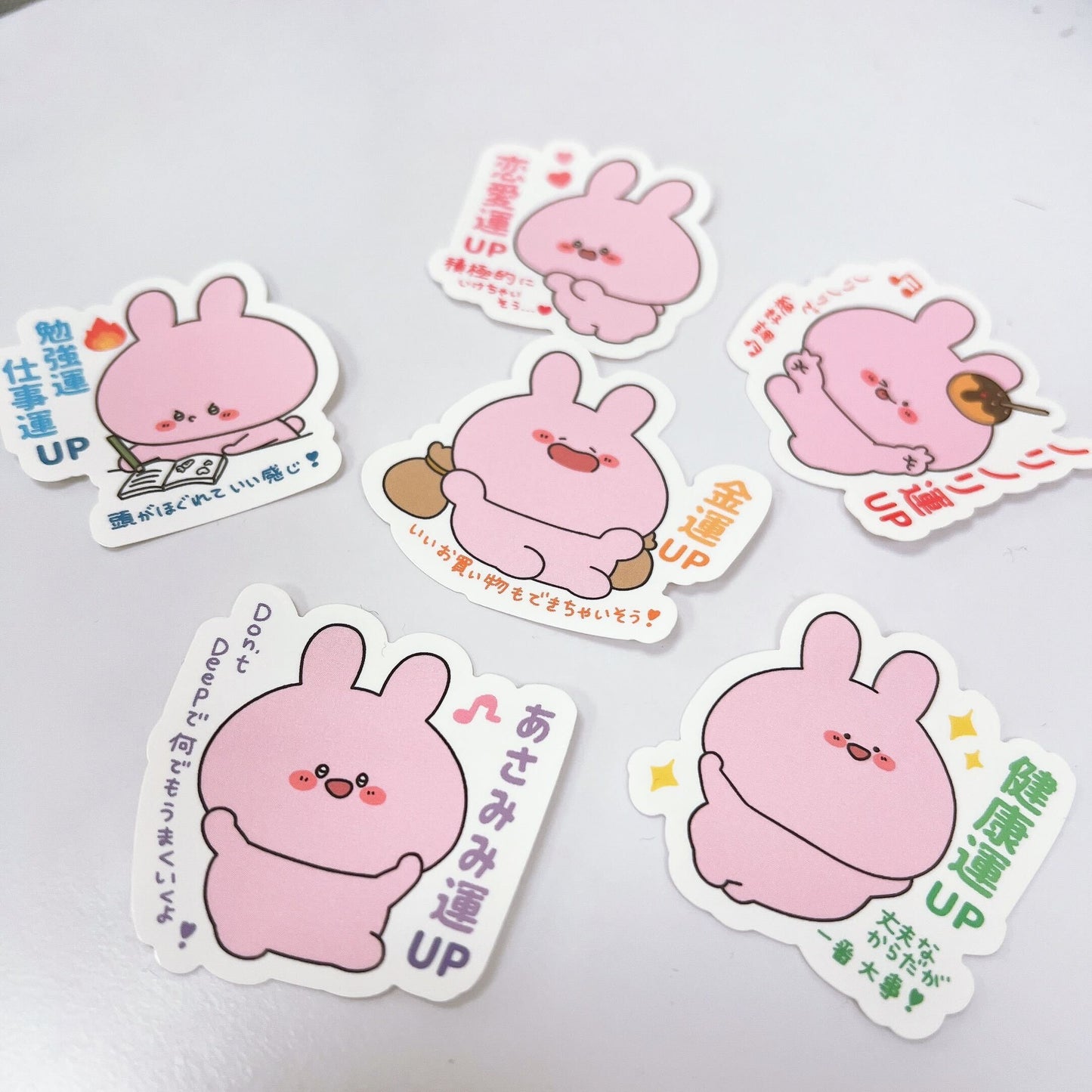 [Asamimi-chan] Fortune stickers (6 types in total)