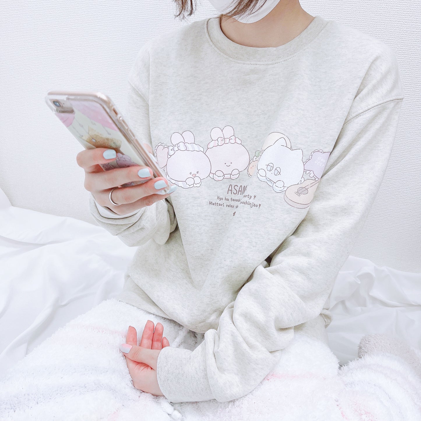 [Asamimi-chan] Sweatshirt (Pyjama-Party) [Anfang Oktober versandt]