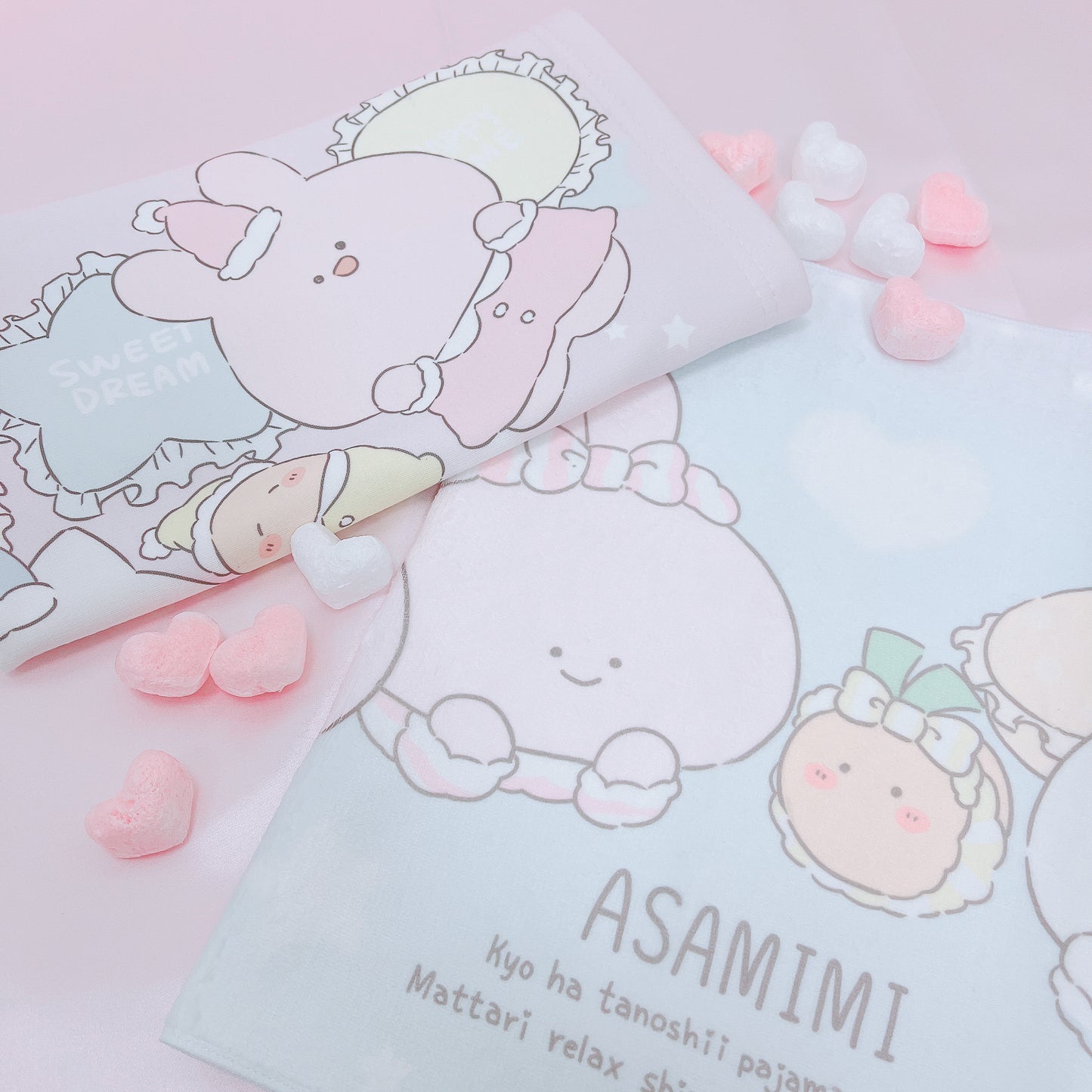 [Asamimi-chan] Face towel (pajama party)