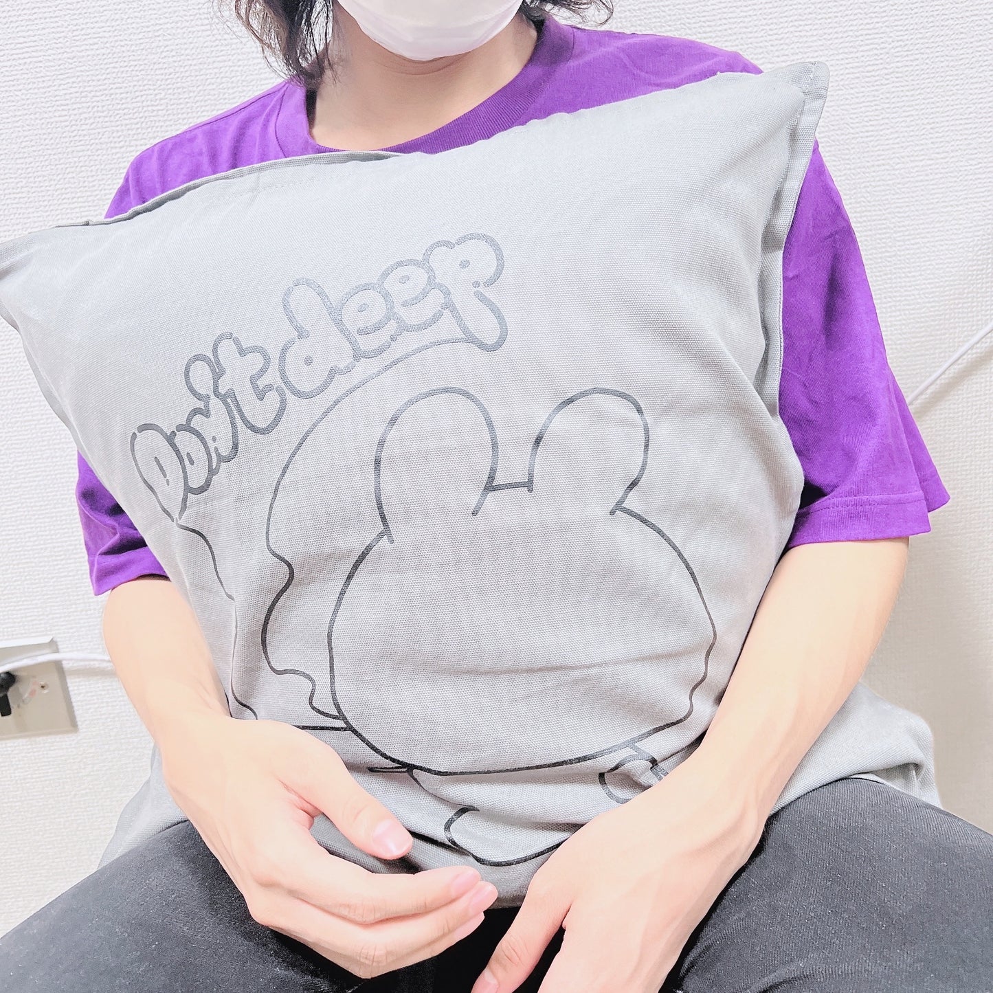 [Asamimi-chan] Cushion & Cover Set (Street)