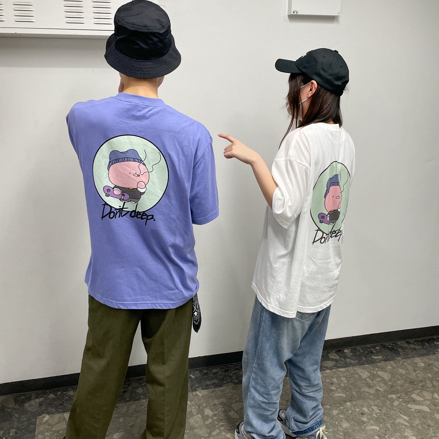 【あさみみちゃん】半袖Tシャツ（喫煙あさみみ)