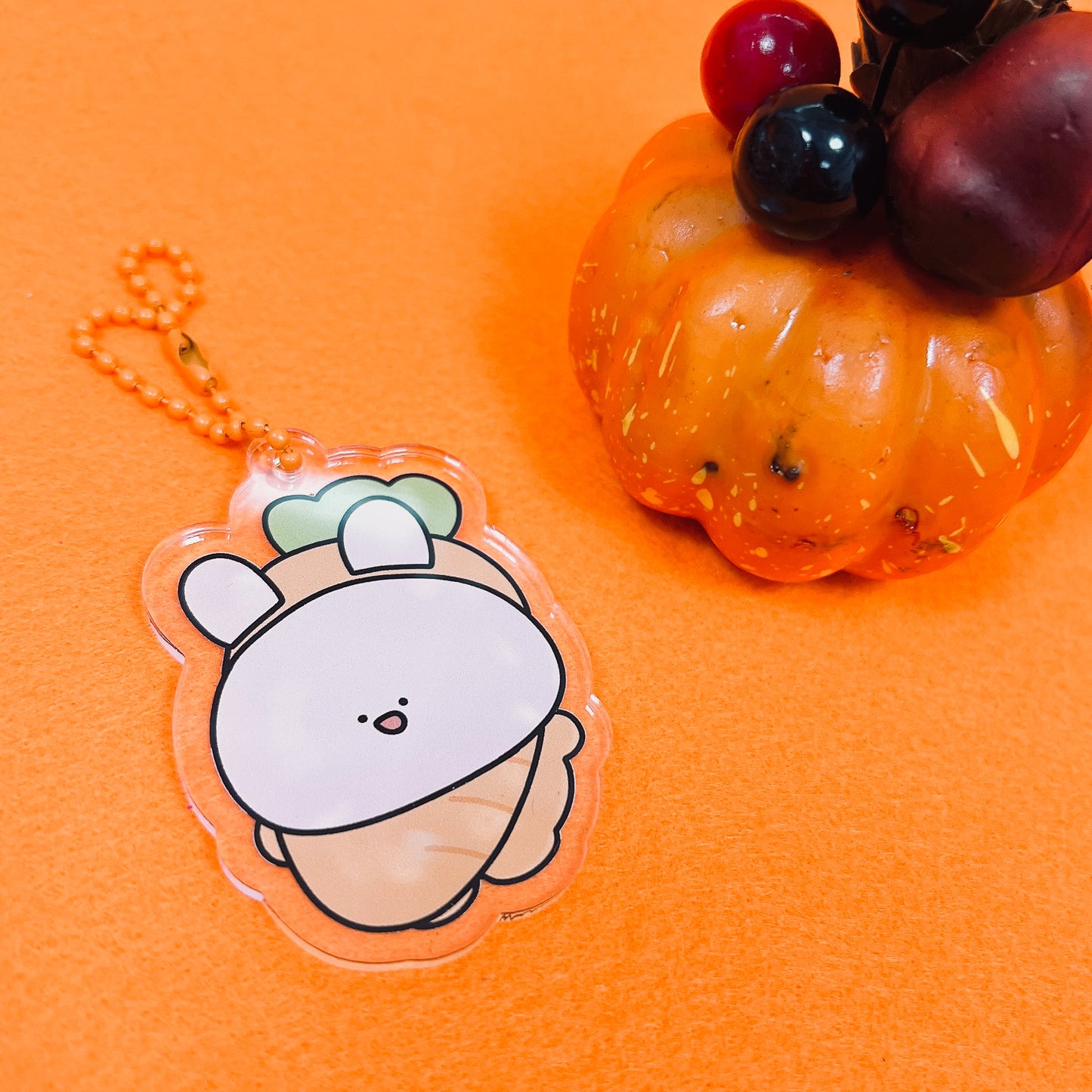 [Asamimi-chan] Porte-clés en acrylique (Happy Halloween) [Expédié fin octobre]