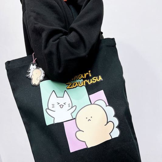 [Troublesome Saurus] Tote bag (black) [shipped in early November]