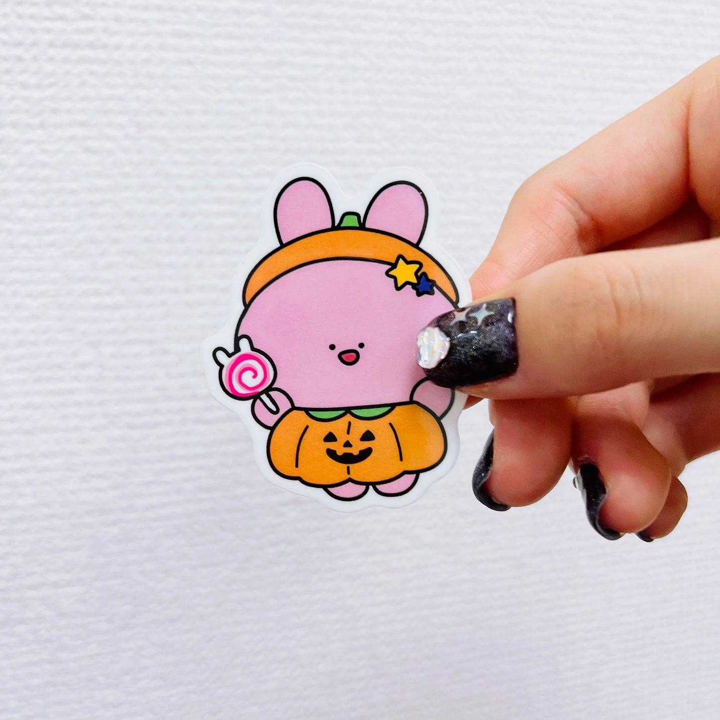 【あさみみちゃん】ハッピーハロウィンステッカー（5枚入り）