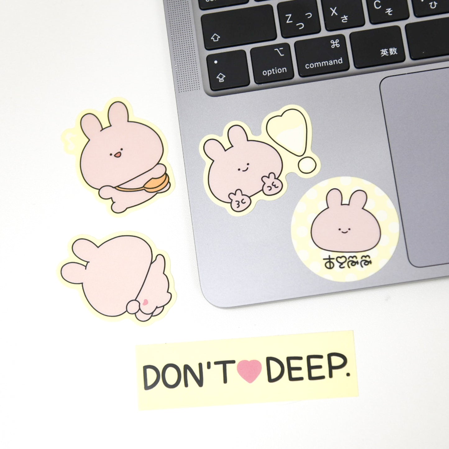 [Asamimi-chan] BASIC clear sticker (5 pieces)