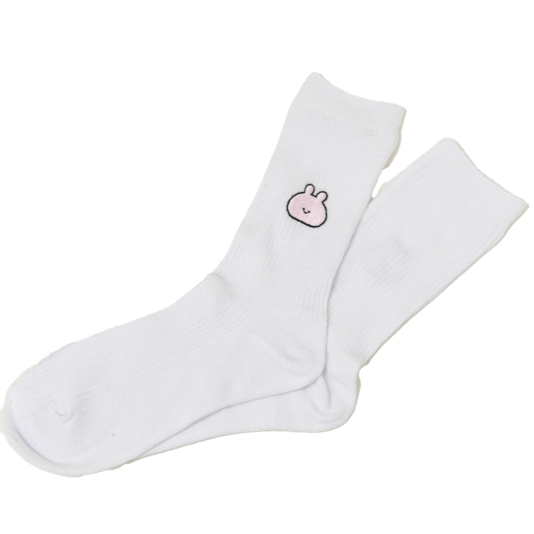[Asamimi-chan] Gestickte Socken (Asamimi-Gesicht) [Anfang März versandt]