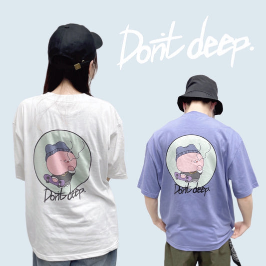 【あさみみちゃん】半袖Tシャツ（喫煙あさみみ)