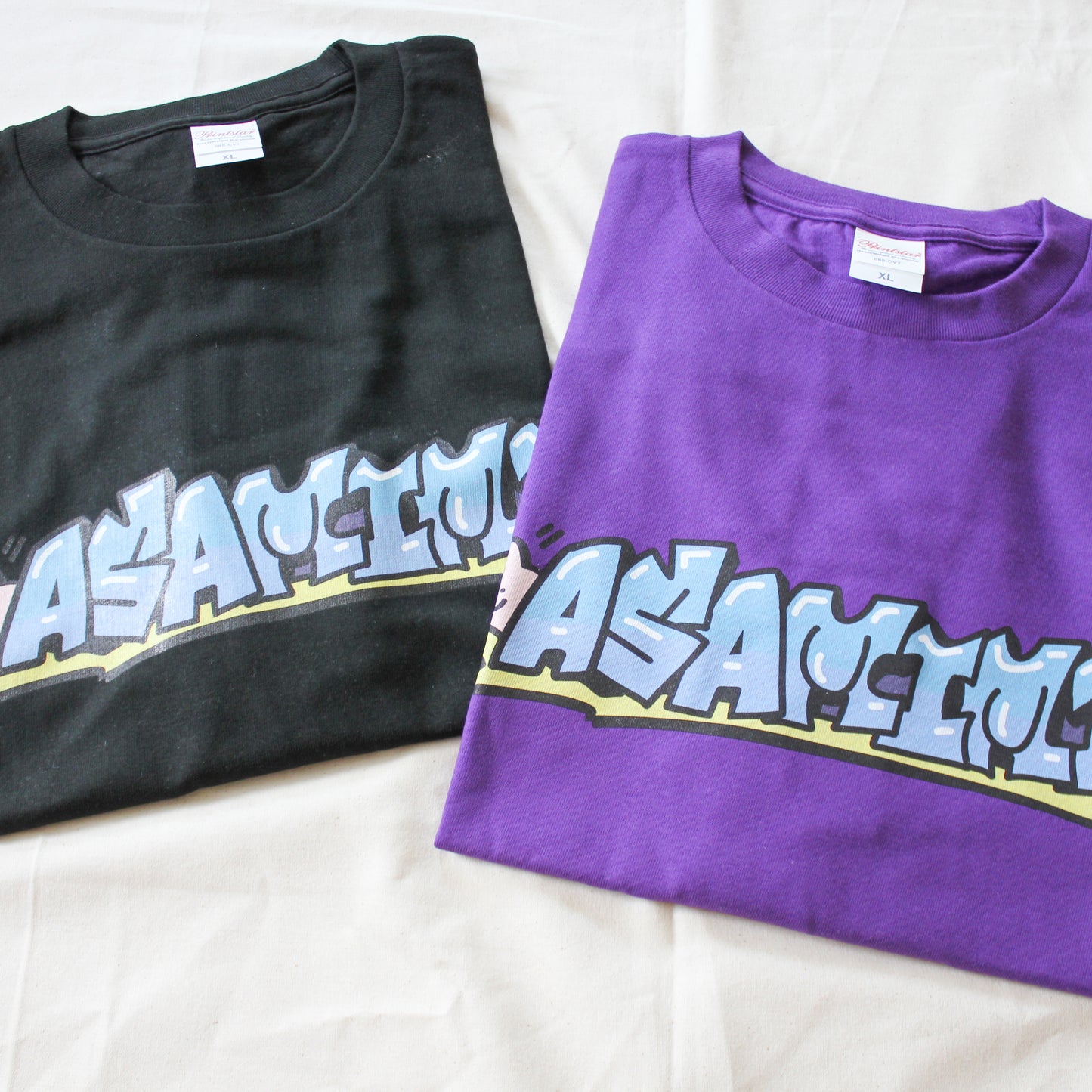 [Asamimi-chan] Short sleeve big T-shirt (graffiti logo) [shipped in mid-October]