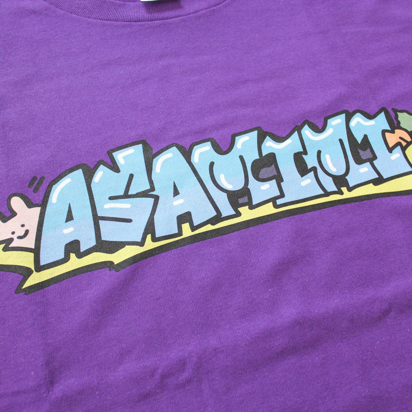 [Asamimi-chan] T-shirt grande a maniche corte (logo graffiti) [spedita a metà ottobre]