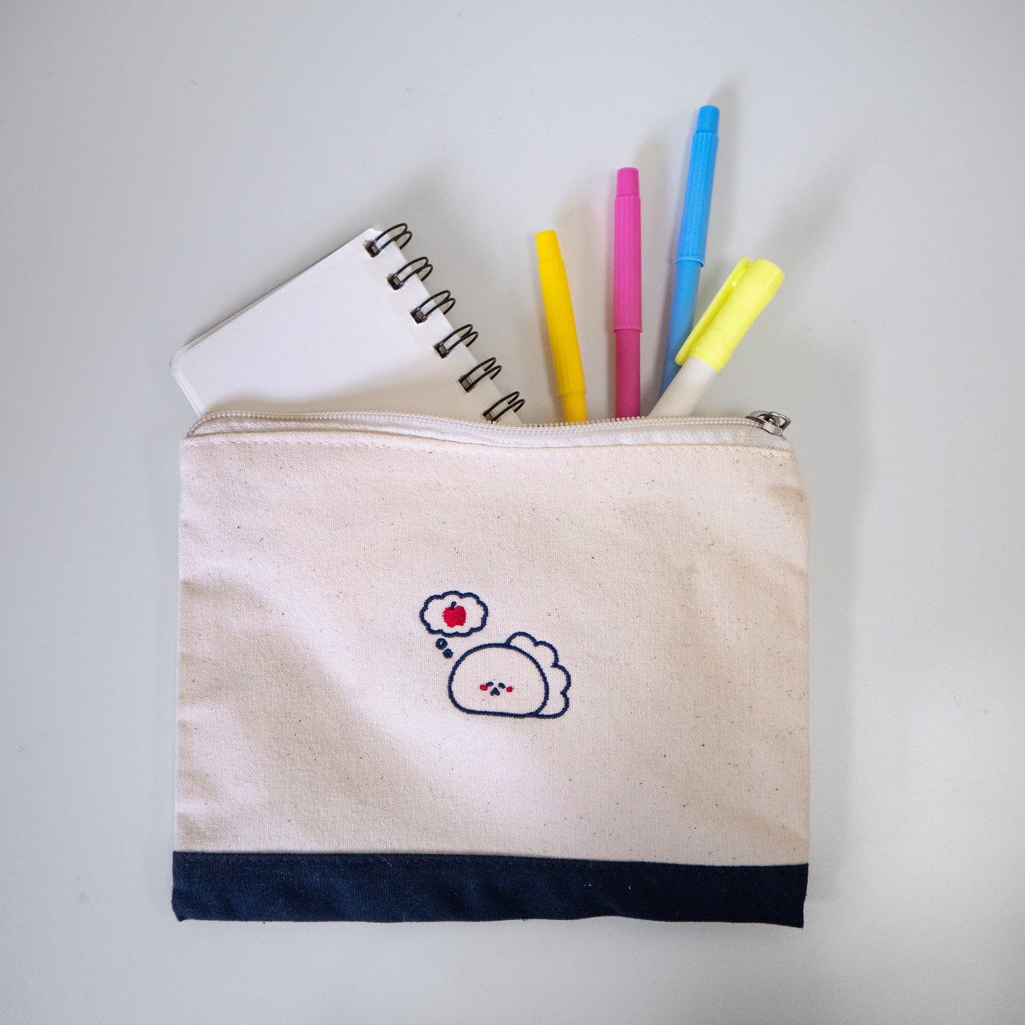 [Troublesome Saurus] Embroidery pouch