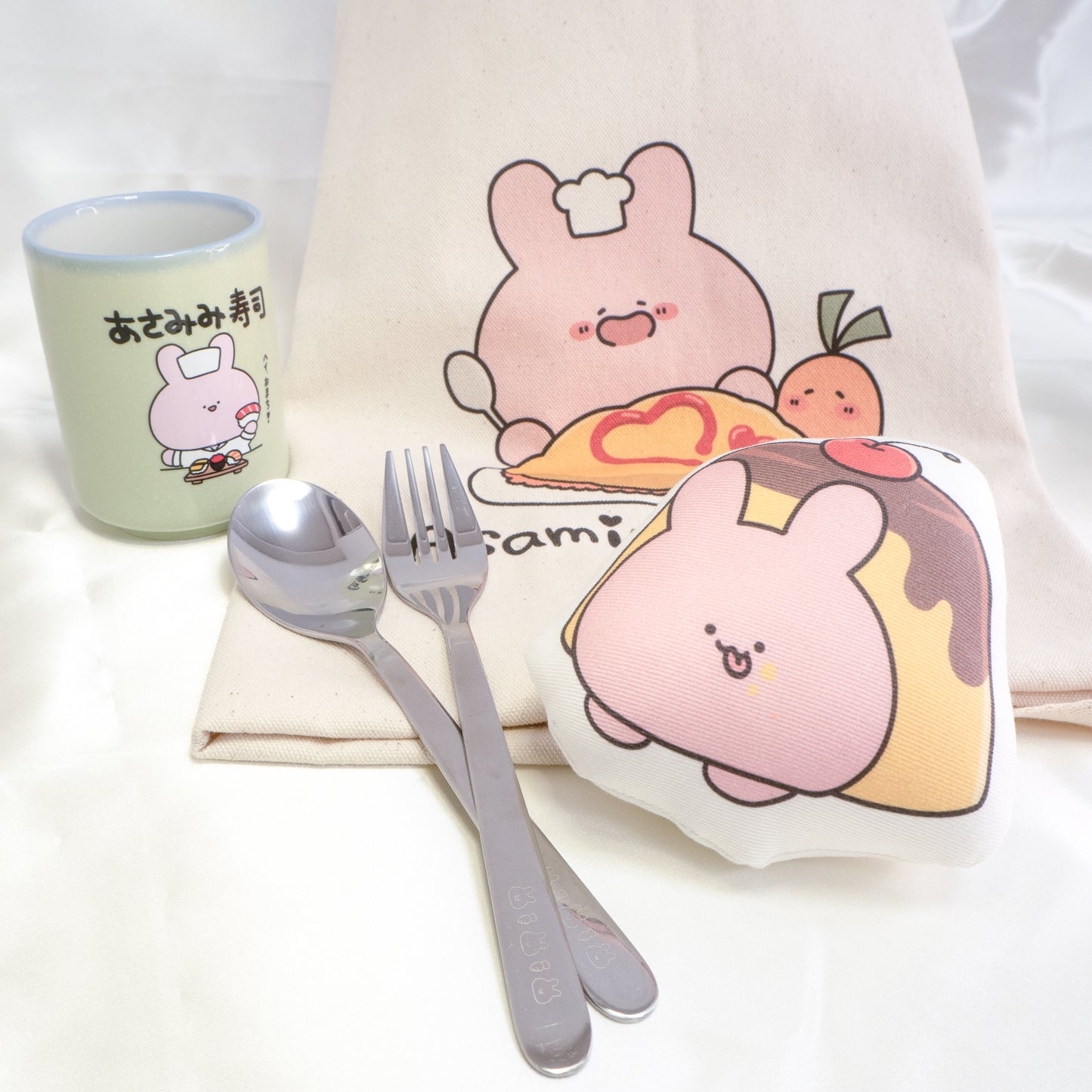 [Asamimi-chan] Stainless steel fork [shipped in mid-August]