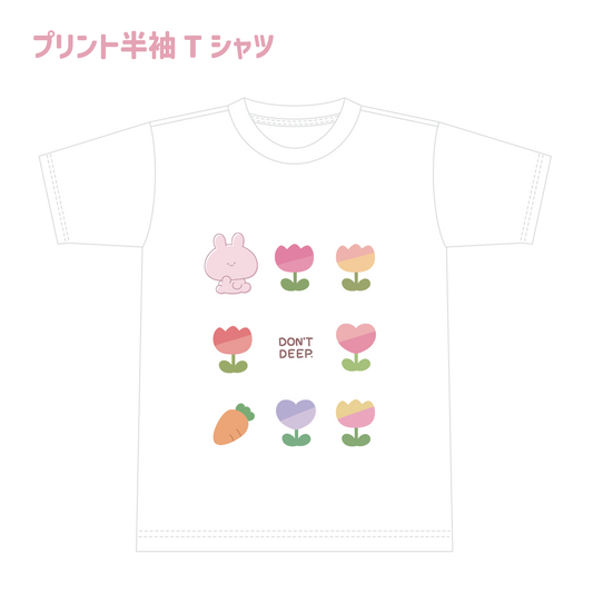 [Asamimi-chan] T-shirt imprimé à manches courtes (Asamimi BASIC 2023 avril) [Expédié début juin]