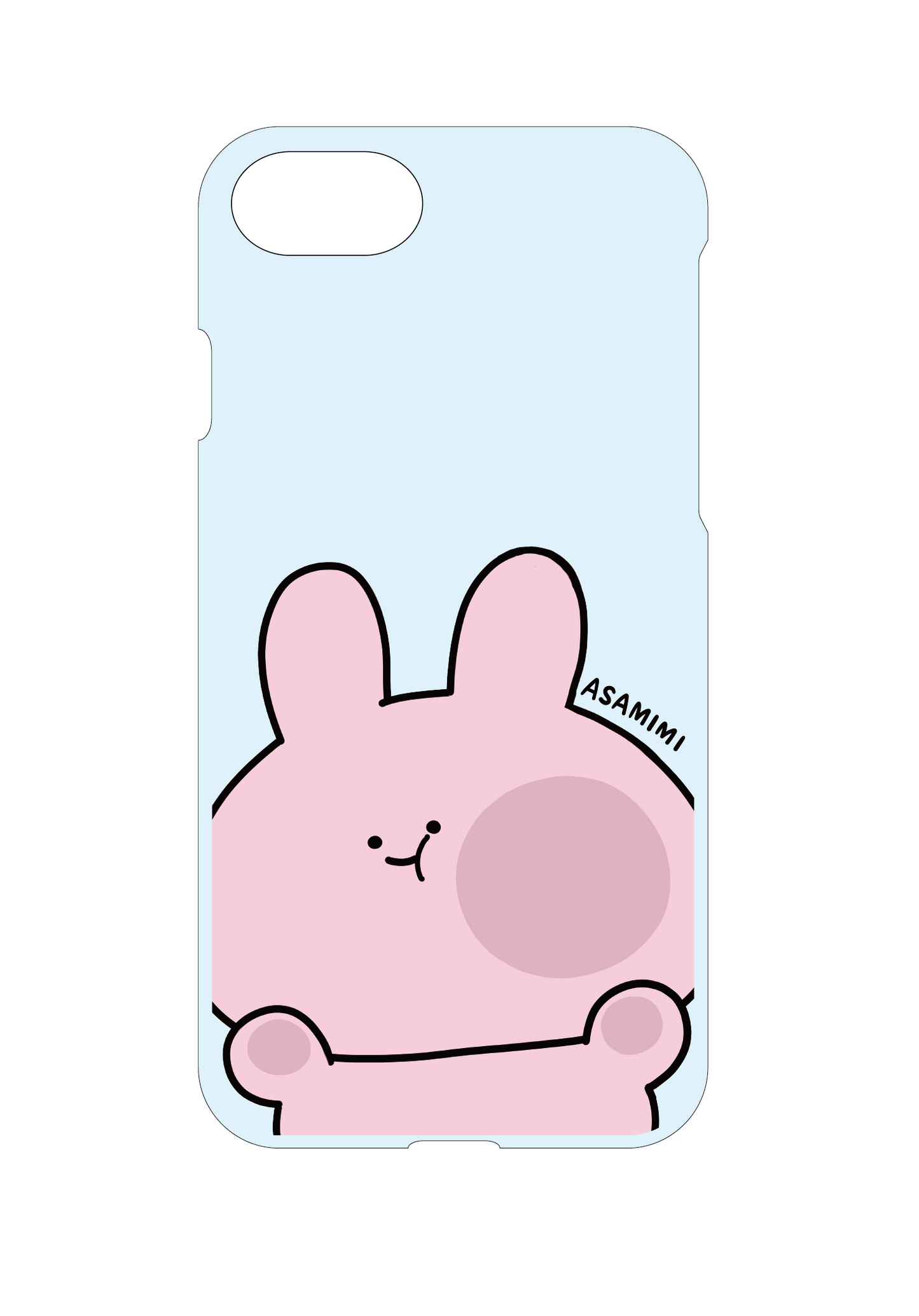 [Asamimi-chan] 智慧型手機保護殼，幾乎可相容於所有型號（BASIC）和其他型號 [客製化]