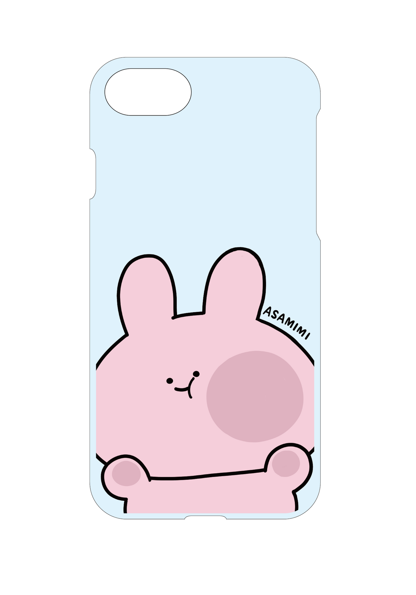 【あさみみちゃん】ほぼ全機種対応スマホケース（BASIC）softbankシリーズ【受注生産】