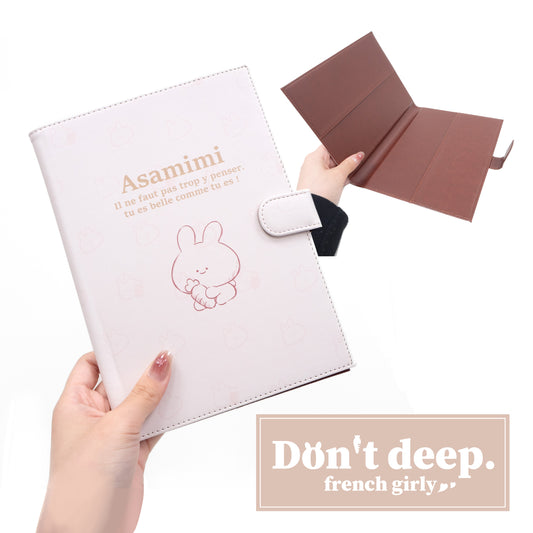[Asamimi-chan] Copertina del libro in pelle sintetica (per ragazze francesi) [Spedito all'inizio di dicembre]