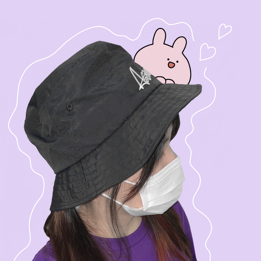 [Asamimi-chan] Embroidered bucket hat (ASAMIMI) [Shipped in mid-October]